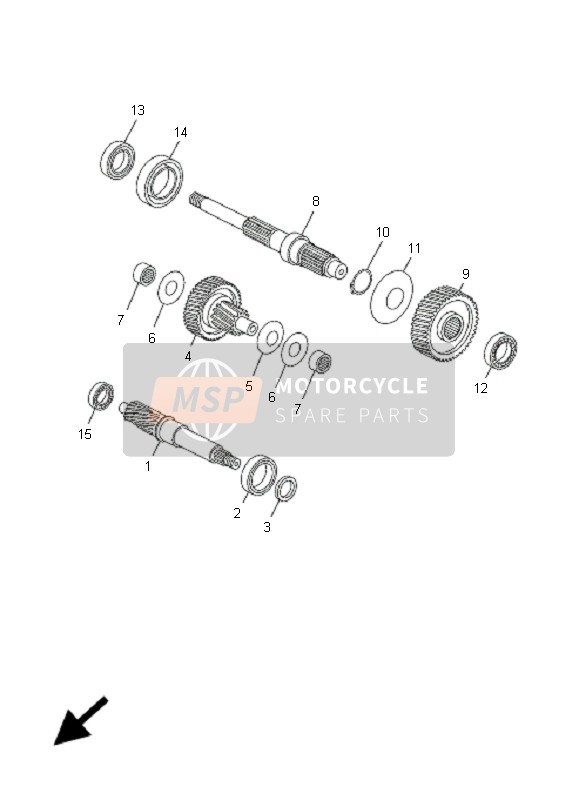 Yamaha YP125R X-MAX 2007 Transmission for a 2007 Yamaha YP125R X-MAX